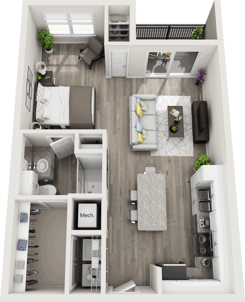 201 North 46th Street Studio-2 Beds Apartment for Rent - Photo Gallery 56